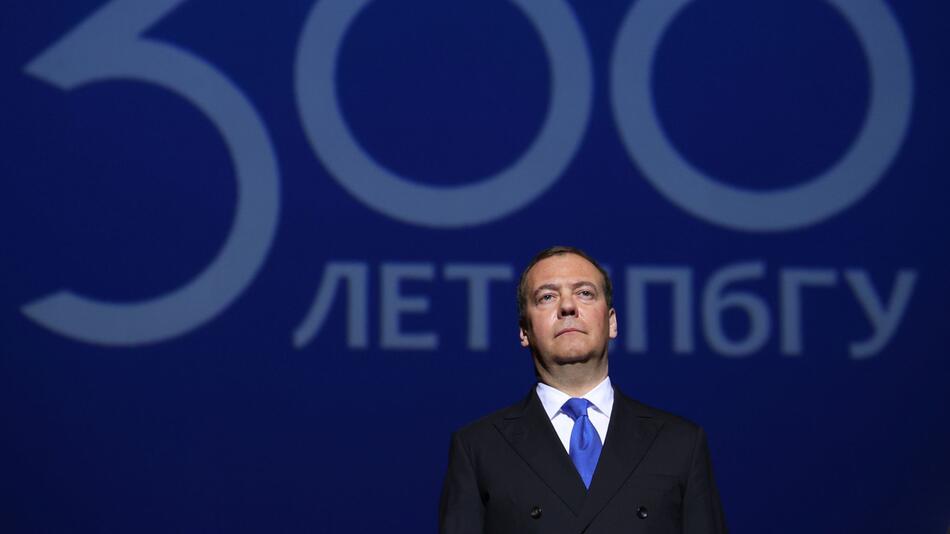 Vizechef des russischen Sicherheitsrates, Dmitri Medwedew