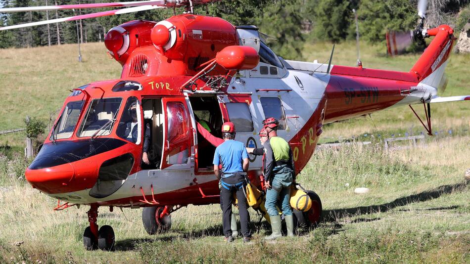 Höhlenforscher sind eingeschlossen