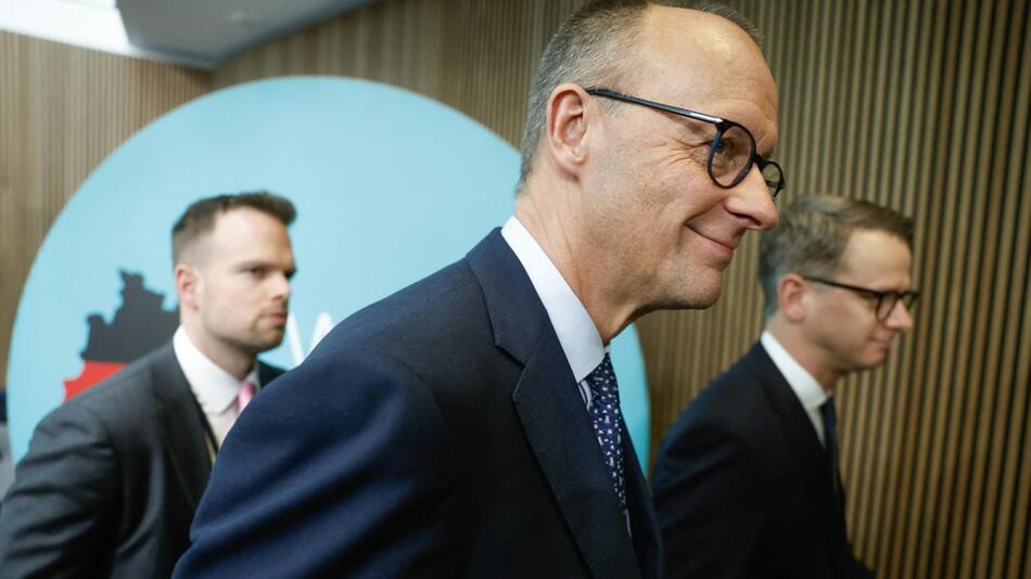 Der Kanzlerkandidat des Wahlsiegers Union, CDU-Parteichef Friedrich Merz.