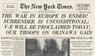 Titelseite der New York Times vom 8. Mai 1945