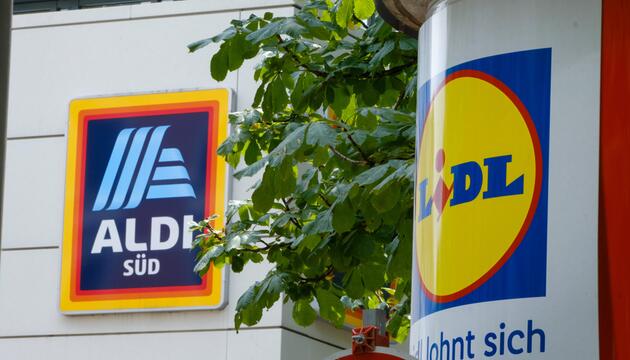 Aldi- und Lidl- Logo