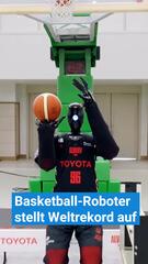 Basketball-Roboter stellt Weltrekord auf