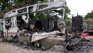 Verletzte und großer Schaden nach Brand auf Campingplatz