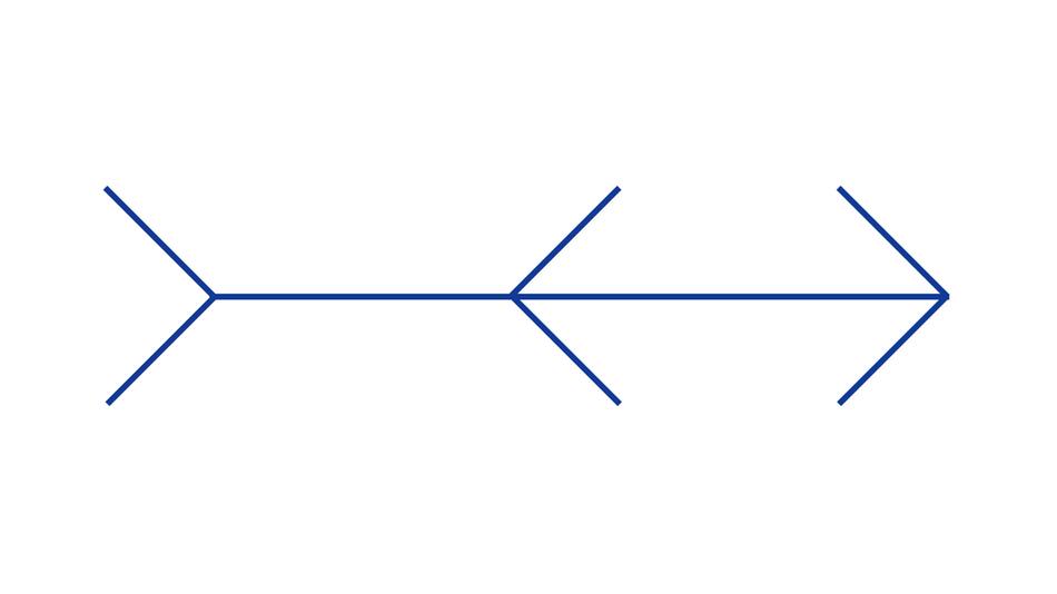 Müller-Lyer-Täuschung: Treffen Sie die Mitte dieser Linie?