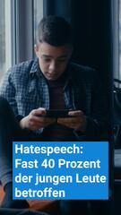 Hatespeech: Fast 40 Prozent der jungen Leute betroffen