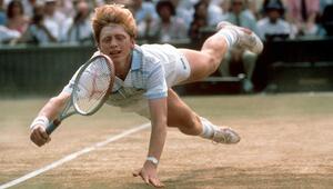 Ikonisch: Boris Becker als 17-Jähriger beim Rasen-Klassiker Wimbledon.