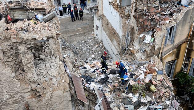 Explosion in Griechenland