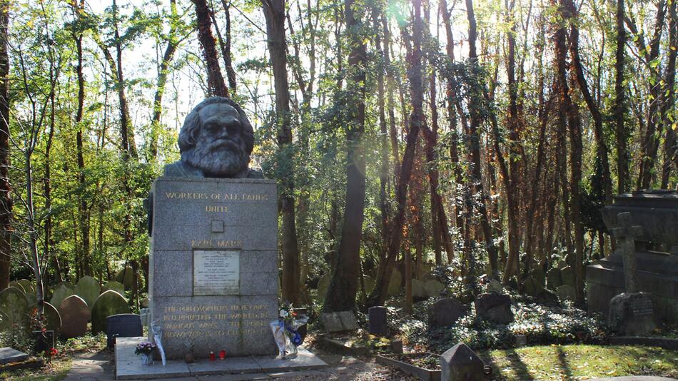 Das Grab von Karl Marx in London