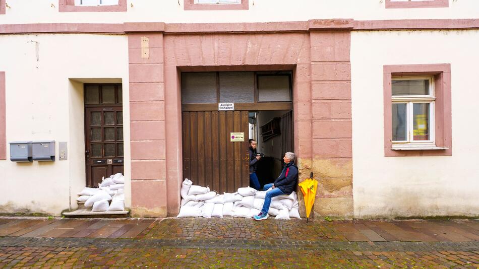 Hochwasser im Saarland - Blieskastel