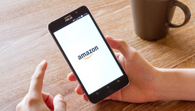 Amazon App am Handy