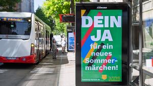 Pro-Olympia Werbung in Hamburg