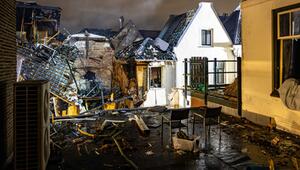 Häuser in Utrecht sind nach einer Explosion stark beschädigt.
