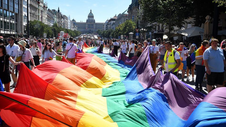 Pride Parade in Prag