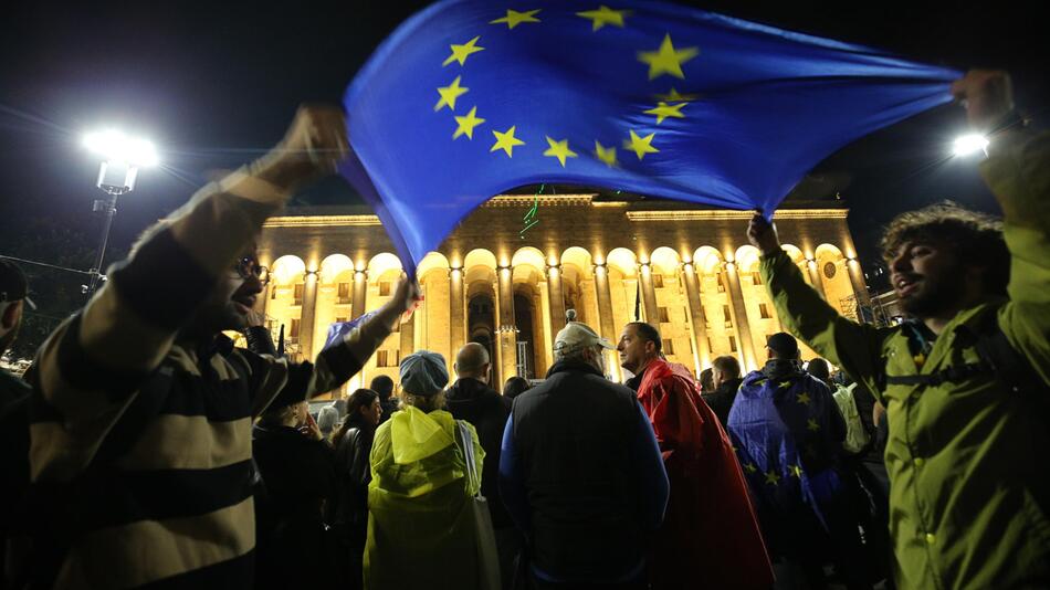 Demo in Georgien