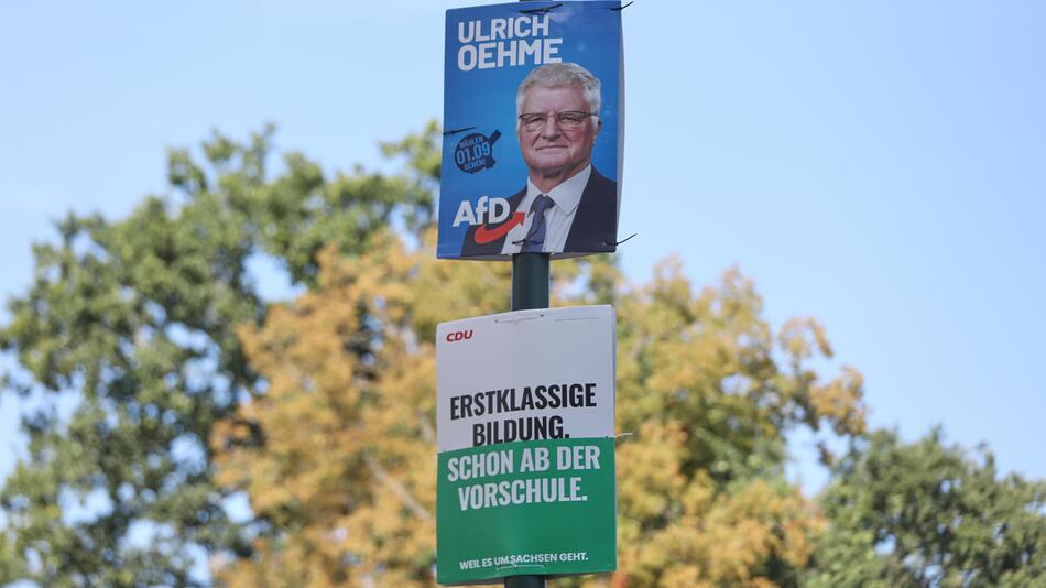 Wahlplakate zur Landtagswahl