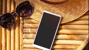 Handy in der Sonne