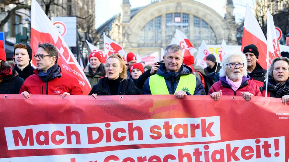 Demonstration zur Migrationspolitik - Frankfurt