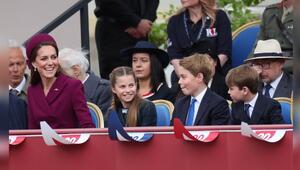 Prinzessin Kate mit den Kindern Charlotte, George und Louis.
