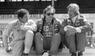 V.l.n.r.: Jody Scheckter, Niki Lauder und James Hunt 1976 auf dem Nürburgring.