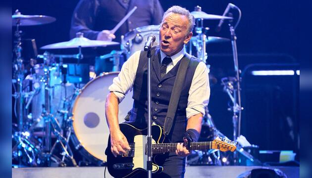 Bruce Springsteen bei einem Auftritt vor wenigen Wochen in Spanien.