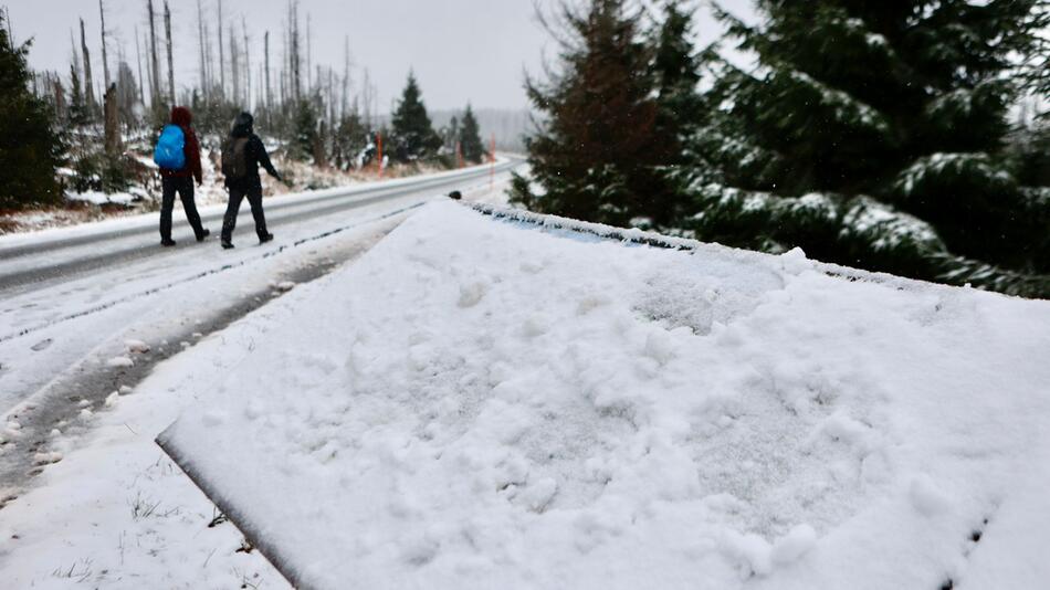 Schnee im Oberharz