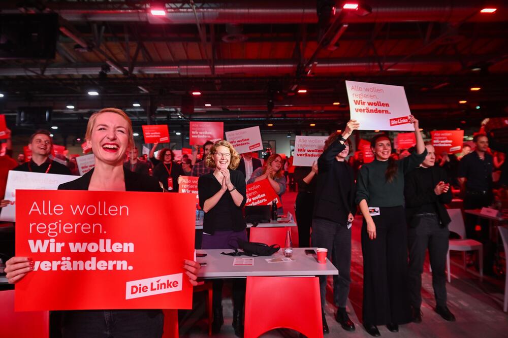 Bundesparteitag Linke zur Bundestagswahl