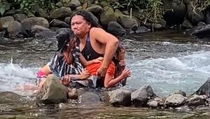 Von der Strömung mitgerissen: Tourist zieht zwei Mädchen aus Fluss