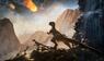 Raptor Dinosaurier beobachtet Asteroideneinschlag