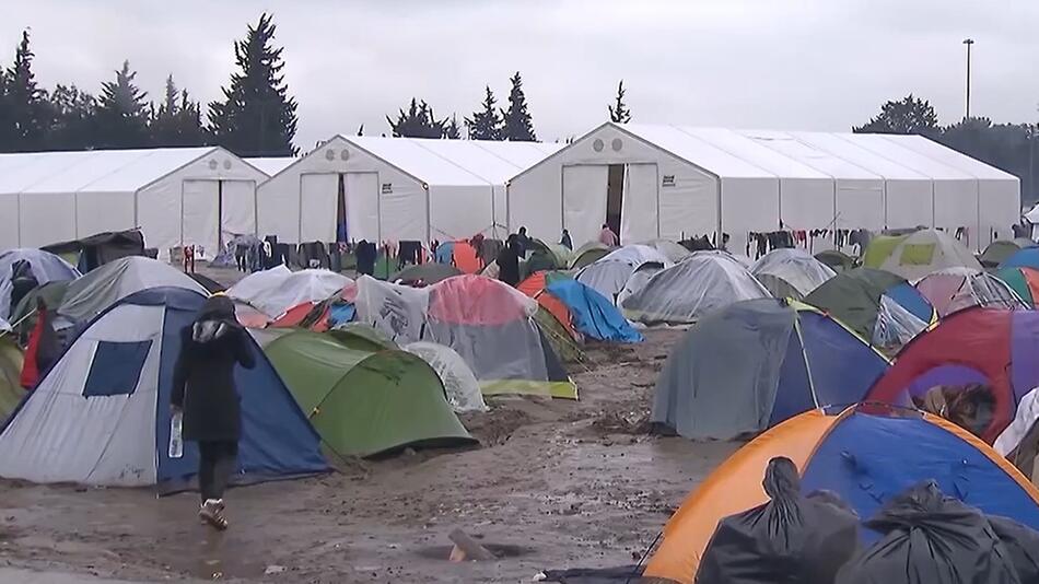 Lager von Asylbewerbern