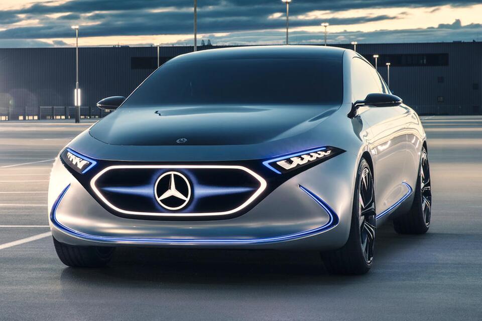 Mercedes Benz Concept Eqa Ausblick Auf Die Vollelektrische Kompaktklasse Web De
