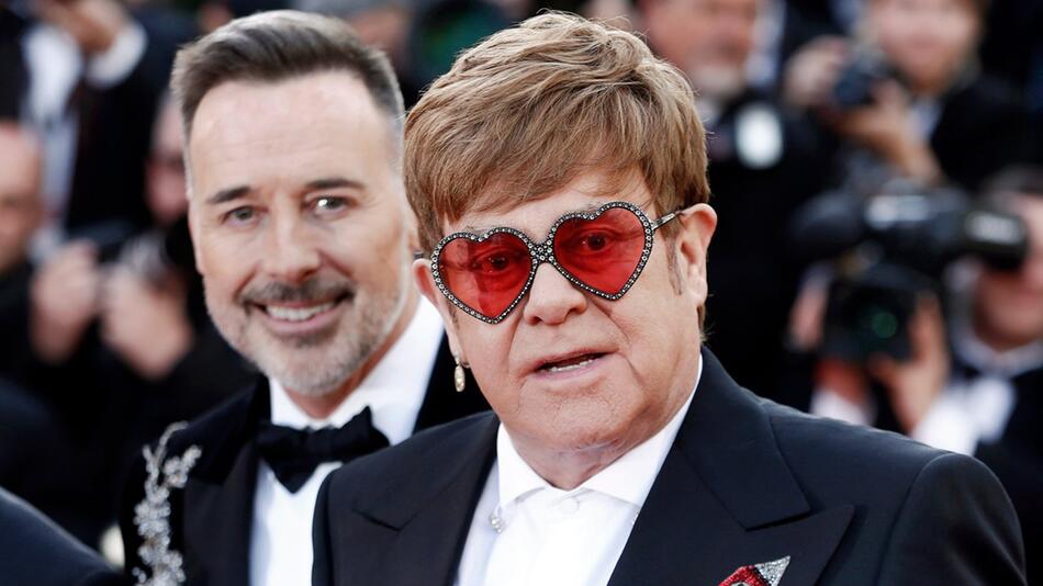 Seit 1993 ein Paar: Elton John (r.) und sein Göttergatte David Furnish