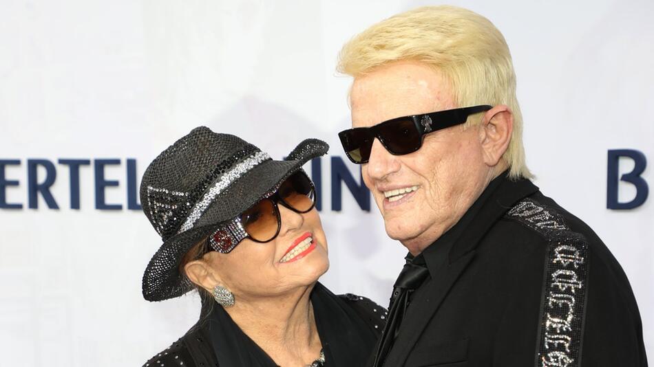 Heino mit Frau Hannelore Kramm bei einem Event im Jahr 2019.