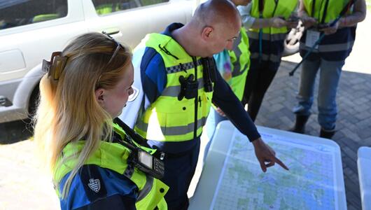 Großangelegte Suchaktion nach zwei Kindern in Grenznähe