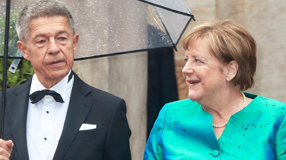 Angela Merkel mit Ehemann Joachim Sauer in Bayreuth.