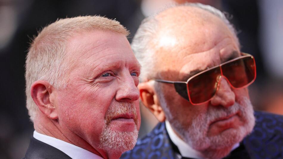 Besonderes Treffen in Cannes: Boris Becker und Ion Tiriac.