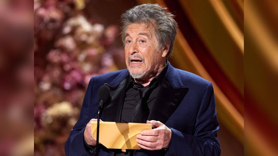 Al Pacino bei der 96. Verleihung der Academy Awards: Er durfte den Gewinner in der Kategorie ...