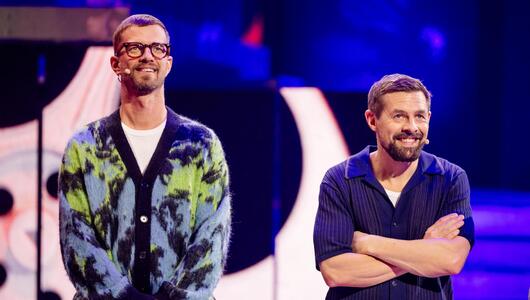 Joko Winterscheidt und Klaas Heufer-Umlauf im Studio